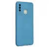 Huawei P30 Lite Kılıf Nano İçi Kadife Silikon - Mavi