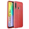 Huawei Y6p Kılıf Auto Focus Kapak - Kırmızı