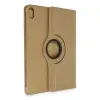 İpad 2022 10.9 (10.nesil) Kılıf 360 Tablet Deri Kılıf - Gold
