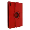 İpad 2022 10.9 (10.nesil) Kılıf 360 Tablet Deri Kılıf - Kırmızı