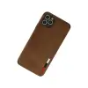 İphone 11 Pro Kılıf Loop Deri Silikon - Kahverengi