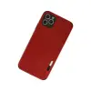 İphone 11 Pro Kılıf Loop Deri Silikon - Kırmızı