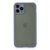 İphone 11 Pro Kılıf Montreal Silikon Kapak - Gri