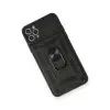 İphone 11 Pro Kılıf Pars Lens Yüzüklü Silikon - Siyah