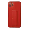 İphone 11 Pro Max Kılıf Coco Deri Standlı Kapak - Kırmızı