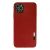 İphone 11 Pro Max Kılıf Loop Deri Silikon - Kırmızı