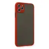 İphone 11 Pro Max Kılıf Montreal Silikon Kapak - Kırmızı