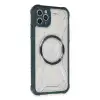 İphone 11 Pro Max Kılıf Prag Magneticsafe Kapak - Koyu Yeşil