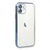 İphone 12 Kılıf Razer Lensli Silikon - Açık Mavi