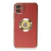İphone 12 Kılıf Store Silikon - Kırmızı