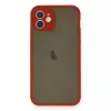 İphone 12 Mini Kılıf Montreal Silikon Kapak - Kırmızı