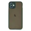 İphone 12 Mini Kılıf Montreal Silikon Kapak - Yeşil