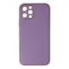 İphone 12 Pro Kılıf Coco Deri Silikon Kapak - Lila