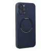İphone 12 Pro Kılıf Jack Magneticsafe Lens Silikon - Lacivert