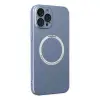 İphone 12 Pro Kılıf Jack Magneticsafe Lens Silikon - Sierra Blue