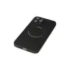 İphone 12 Pro Kılıf Jack Magneticsafe Lens Silikon - Siyah