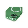 İphone 12 Pro Kılıf Jack Magneticsafe Lens Silikon - Yeşil