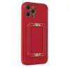 İphone 12 Pro Max Kılıf Coco Elit Kapak - Kırmızı