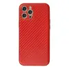 İphone 12 Pro Max Kılıf Coco Karbon Silikon - Kırmızı