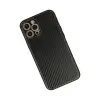 İphone 12 Pro Max Kılıf Coco Karbon Silikon - Siyah