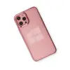 İphone 12 Pro Max Kılıf Element Silikon - Pembe