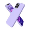 İphone 12 Pro Max Kılıf First Silikon - Lila
