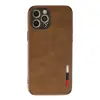 İphone 12 Pro Max Kılıf Loop Deri Silikon - Kahverengi