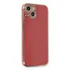 İphone 13 Kılıf Volet Silikon - Kırmızı