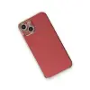 İphone 13 Kılıf Volet Silikon - Kırmızı