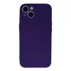 İphone 13 Mini Kılıf Nano İçi Kadife Silikon - Mor