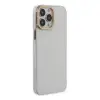 İphone 13 Pro Kılıf Anka Pc Sert Metal Kapak - Şeffaf