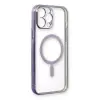 İphone 13 Pro Kılıf Magneticsafe Lazer Silikon - Mor