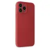 İphone 13 Pro Kılıf Nano İçi Kadife Silikon - Kiremit