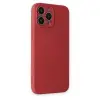 İphone 13 Pro Kılıf Nano İçi Kadife Silikon - Kiremit