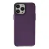 İphone 13 Pro Max Kılıf Anka Pc Sert Metal Kapak - Mor