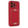 İphone 13 Pro Max Kılıf Coco Elit Kapak - Kırmızı