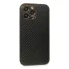 İphone 13 Pro Max Kılıf Coco Karbon Silikon - Siyah