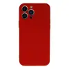 İphone 13 Pro Max Kılıf Nano İçi Kadife Silikon - Kırmızı