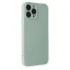İphone 13 Pro Max Kılıf Nano İçi Kadife Silikon - Su Yeşili