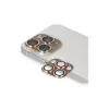 İphone 13 Pro Max Pers Alüminyum Kamera Lens - Gold