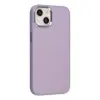 İphone 14 Plus Kılıf Asya Deri Silikon - Lila