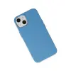 İphone 14 Plus Kılıf Nano İçi Kadife Silikon - Mavi