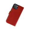 İphone 14 Plus Kılıf Trend S Plus Kapaklı Kılıf - Kırmızı