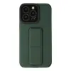 İphone 14 Pro Kılıf Mega Standlı Silikon - Yeşil