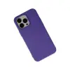 İphone 14 Pro Kılıf Nano İçi Kadife Silikon - Mor
