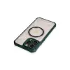 İphone 14 Pro Kılıf Prag Magneticsafe Kapak - Koyu Yeşil