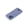 İphone 14 Pro Max Kılıf Kelvin Kartvizitli Silikon - Lila