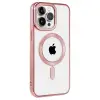 İphone 14 Pro Max Kılıf Kronos Magsafe Kapak - Rose Gold