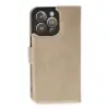 İphone 14 Pro Max Kılıf Trend S Plus Kapaklı Kılıf - Gold