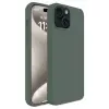 İphone 15 Kılıf First Silikon - Koyu Yeşil